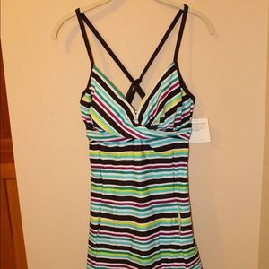 NWT--Athlete Swimsuit Dress--bottoms attached